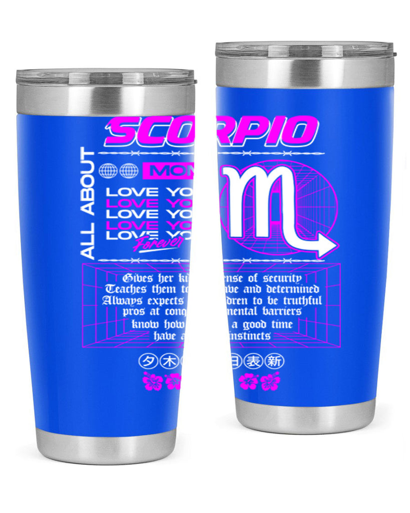 scorpio 457#- zodiac- Tumbler