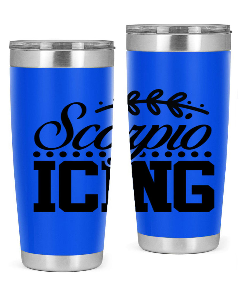 scorpio icing 442#- zodiac- Tumbler