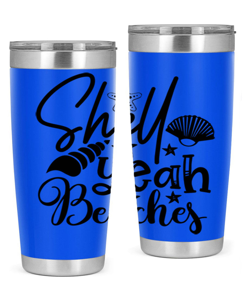 shell yeah beaches Style 75#- summer- Tumbler