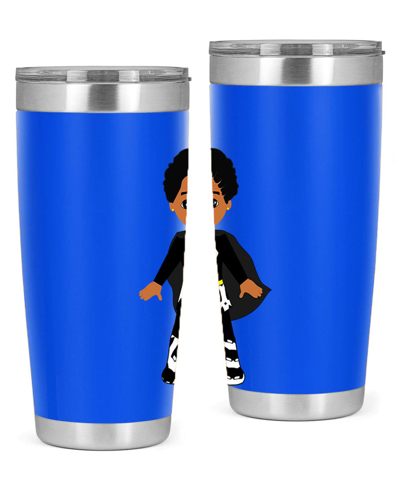 super kid 11#- black men - boys- tumbler