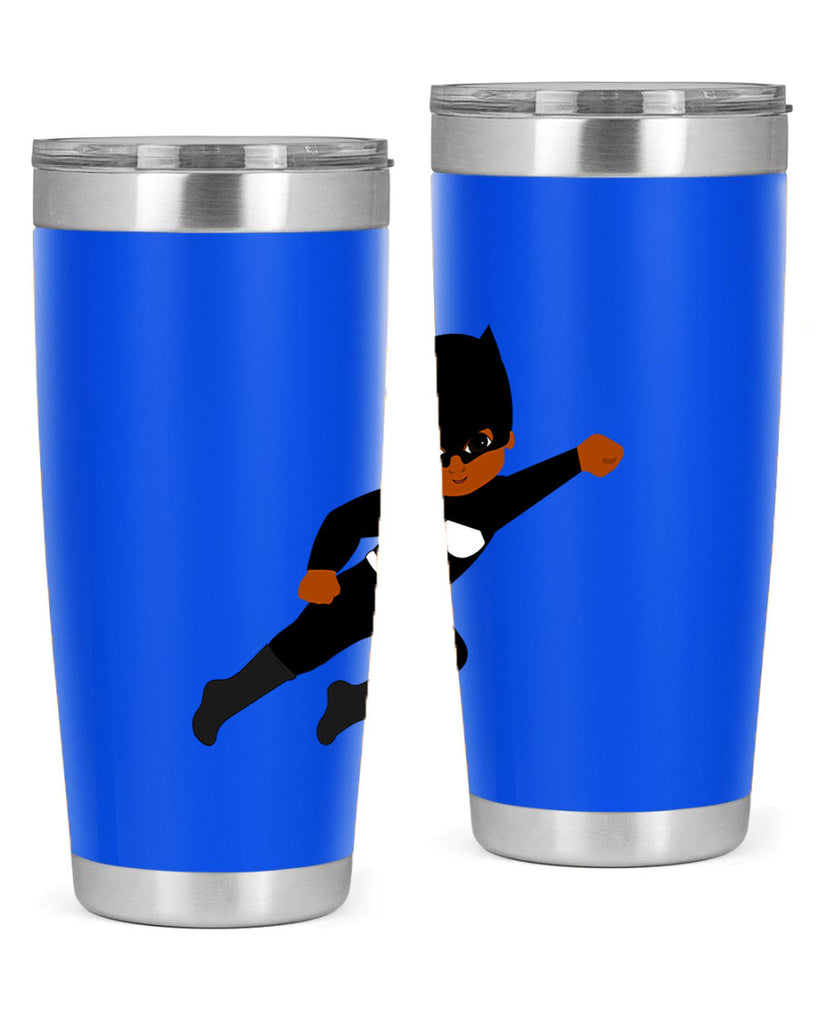 super kid 12#- black men - boys- tumbler