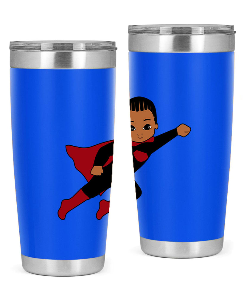 super kid 16#- black men - boys- tumbler