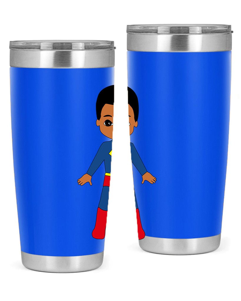 super kid 2#- black men - boys- tumbler