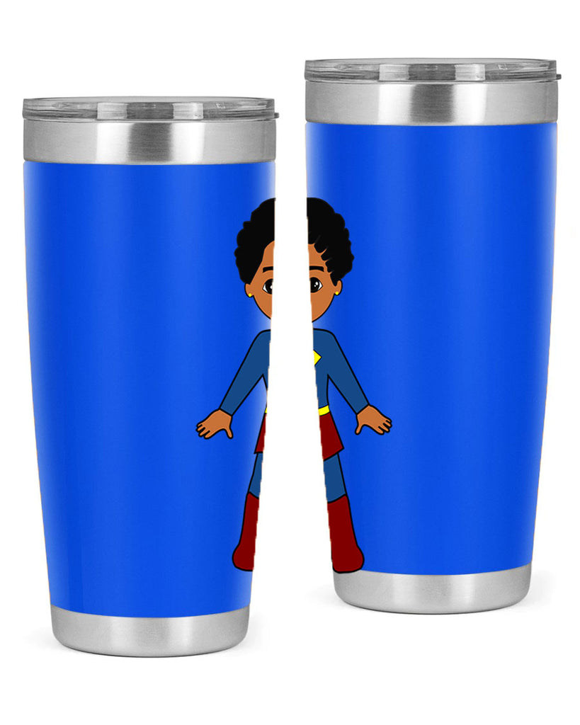 super kid 3#- black men - boys- tumbler