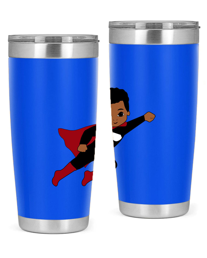 super kid 5#- black men - boys- tumbler