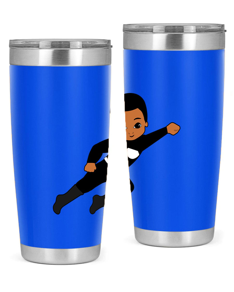 super kid 7#- black men - boys- tumbler