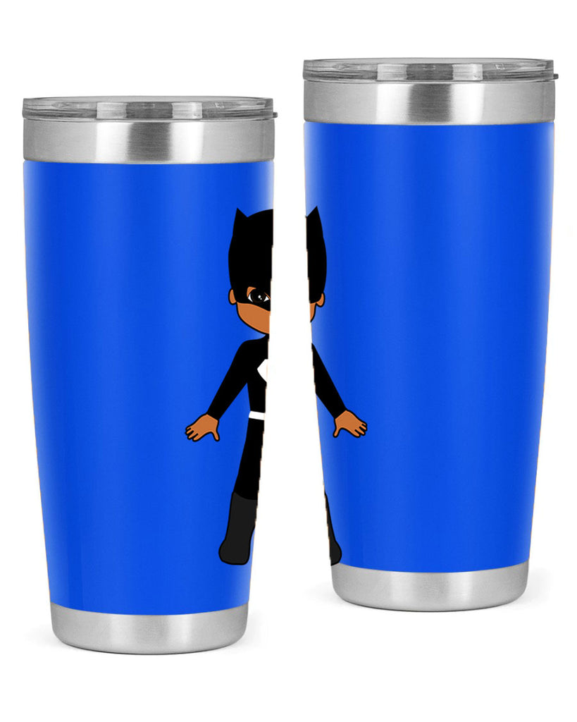super kid 8#- black men - boys- tumbler