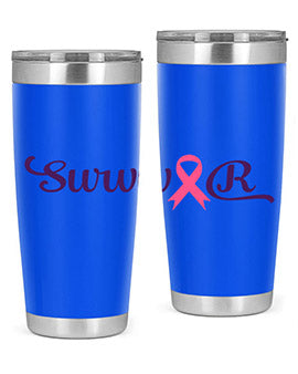 survivor Style 3#- breast cancer- Tumbler