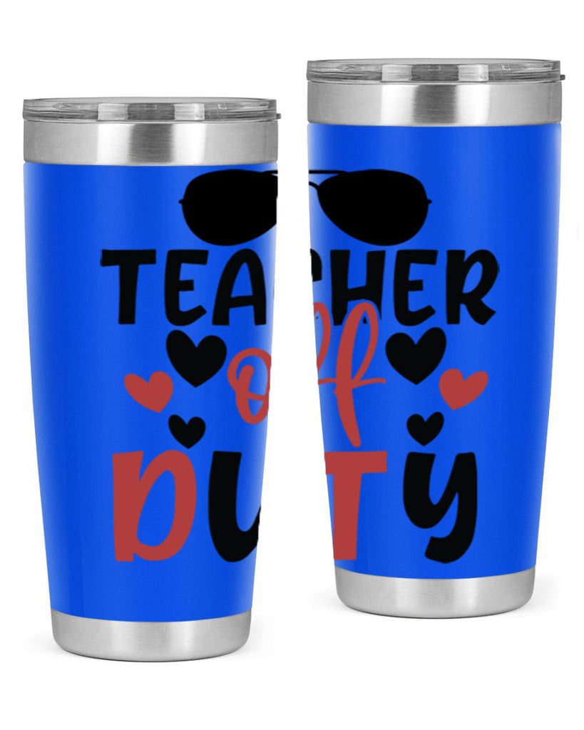 teacher off duty Style 205#- teacher- tumbler