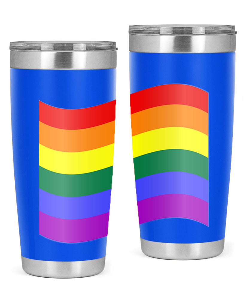 wavy rainbow flag 1#- lgbt- Tumbler
