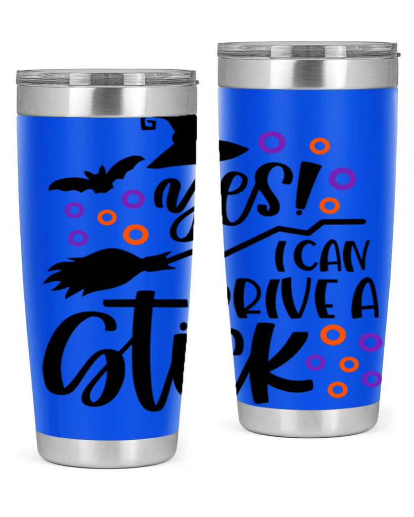 yes i can drive a stick 3#- halloween- Tumbler