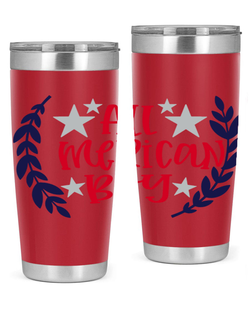 All Merican Boy Style 143#- Fourt Of July- Tumbler