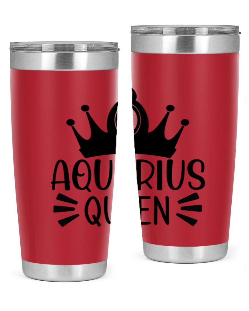 Aquarius queen 73#- zodiac- Tumbler