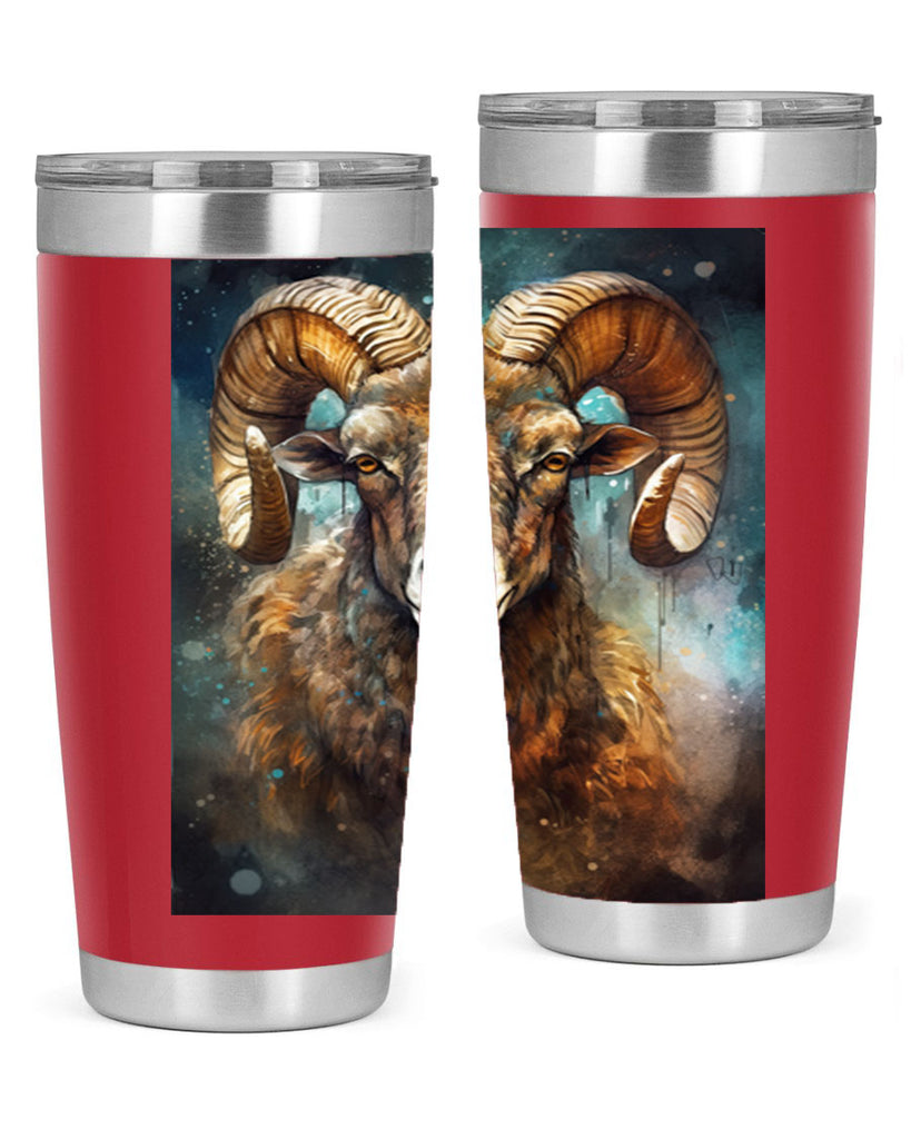 Aries 54#- zodiac- Tumbler