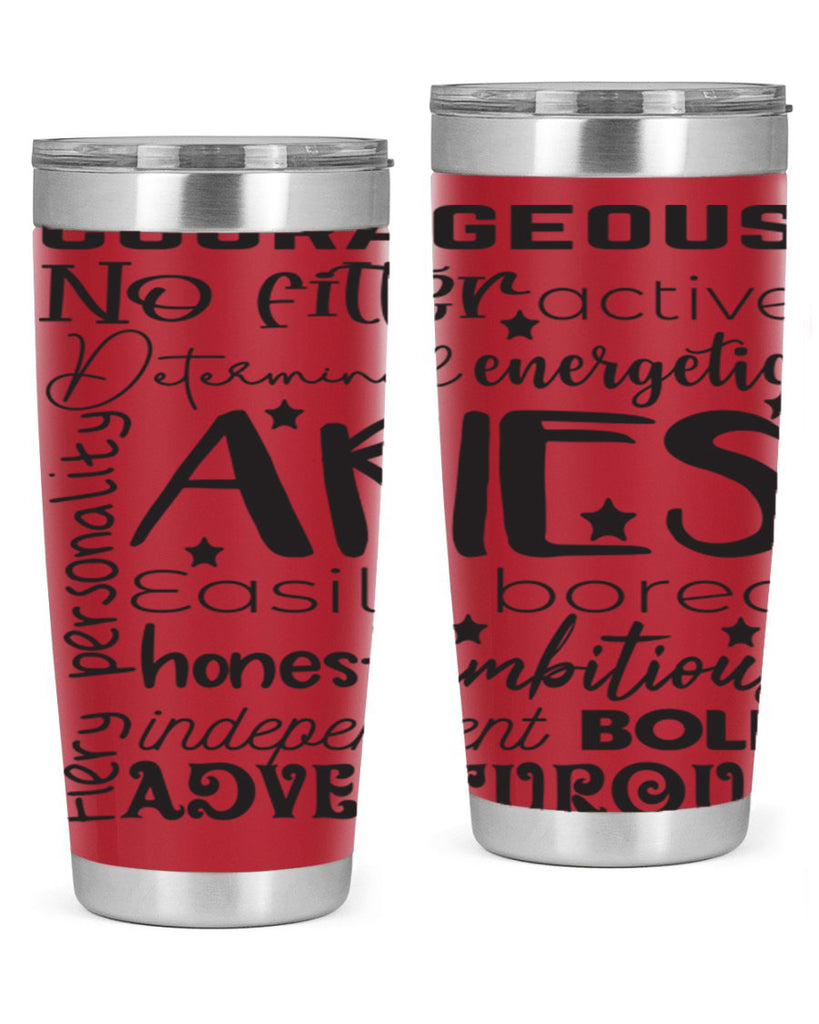 Aries 564#- zodiac- Tumbler