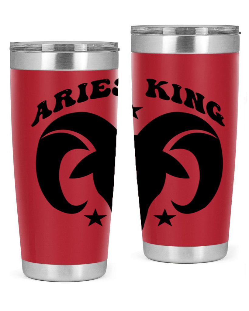 Aries king 110#- zodiac- Tumbler