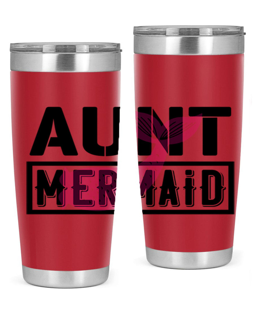Aunt mermaid 17#- mermaid- Tumbler