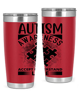 Autism awareness Style 43#- autism- Tumbler