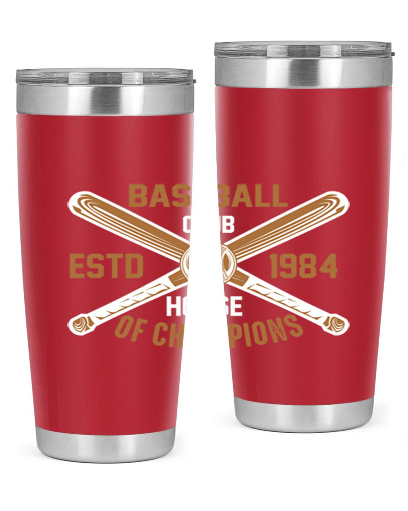 Baseball 1443#- baseball- Tumbler