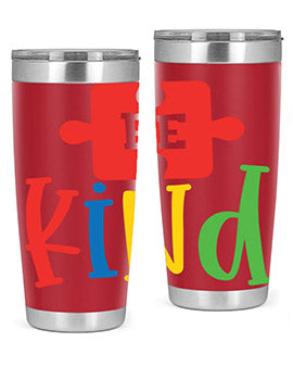 Be Kind Style 9#- autism- Tumbler