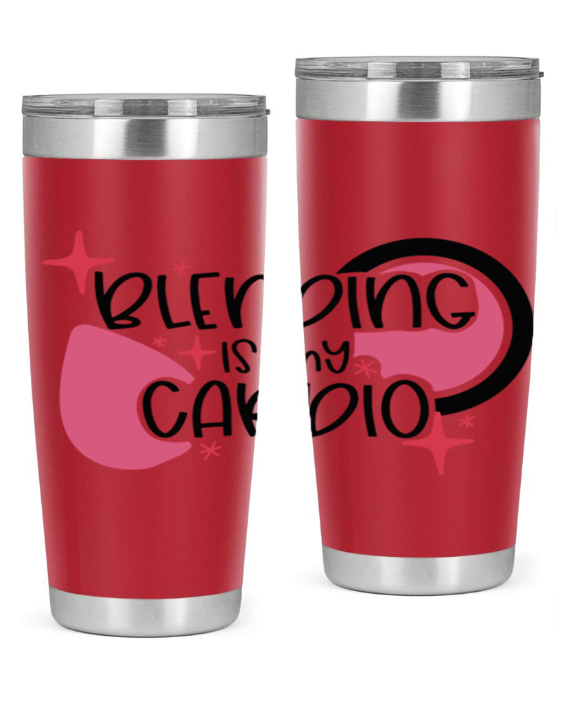 Blending Is My Cardio Style 128#- make up- Tumbler