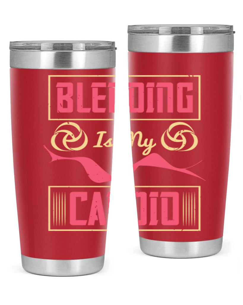 Blending is my cardio Style 167#- make up- Tumbler