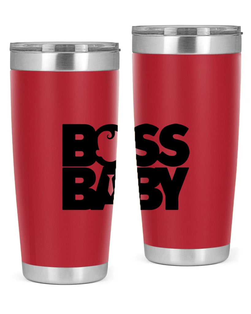 Boss Baby On Board 1#- black words phrases- Cotton Tank