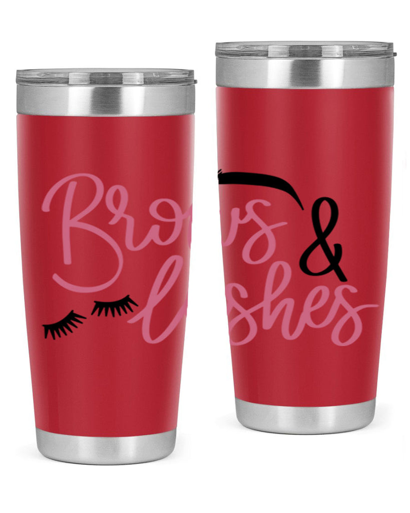 Brows Lashes Style 122#- make up- Tumbler