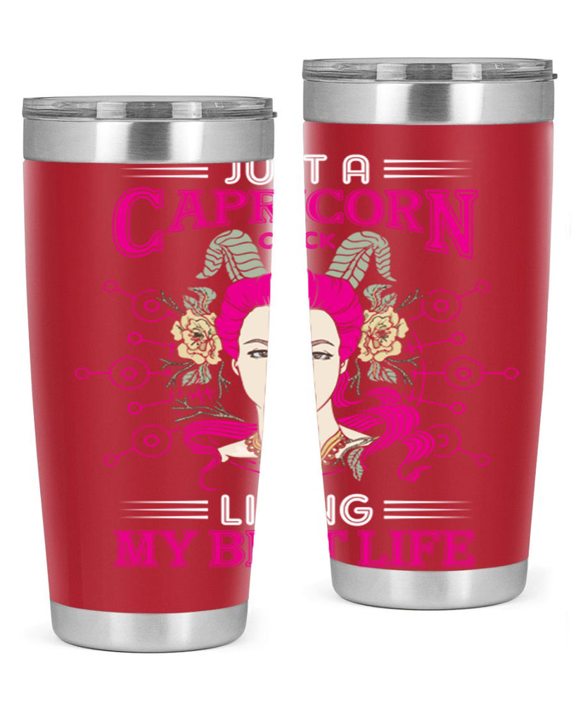 Capricorn chick 193#- zodiac- Tumbler