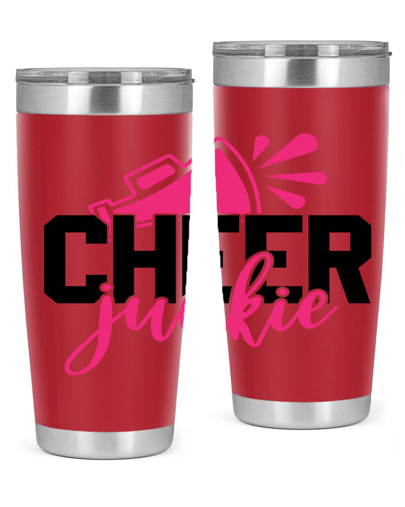 Cheer junkie 1390#- cheer- Tumbler