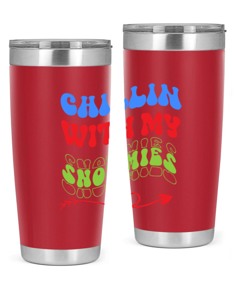 Chillin with my snowmies 42#- winter- Tumbler