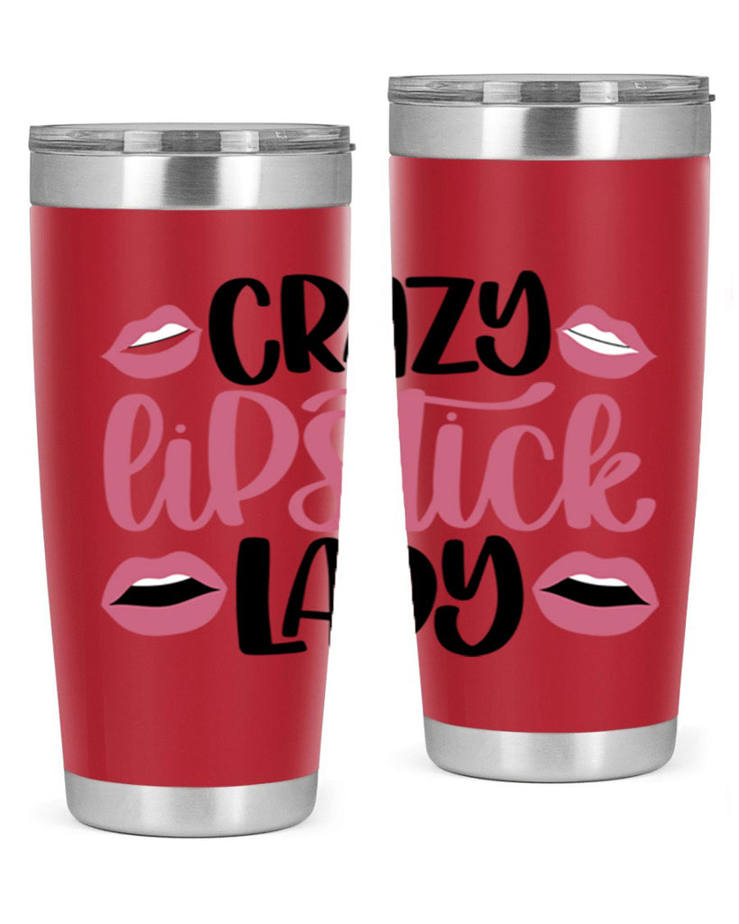 Crazy Lipstick Lady Style 107#- make up- Tumbler