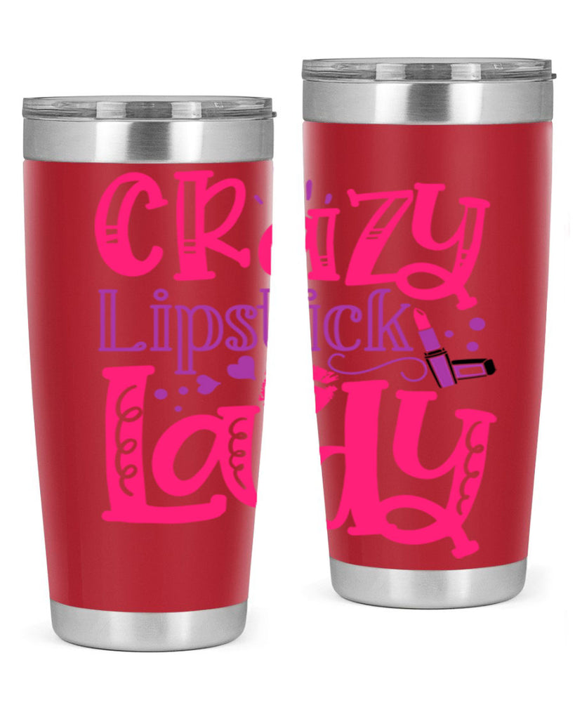 Crazy Lipstick Lady Style 241#- make up- Tumbler