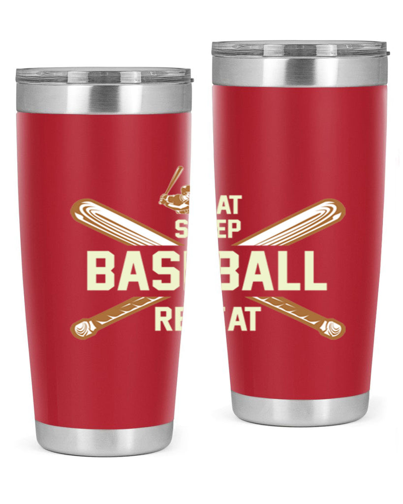Eat 1285#- baseball- Tumbler