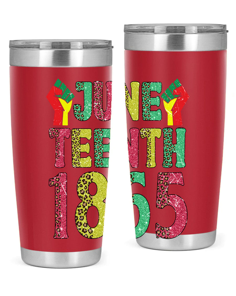 Fist Juneteenth Since 1865 Design Png 10#- Juneteenth- tumbler