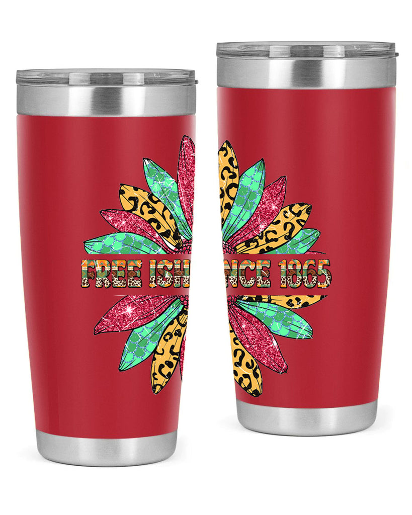 Freeish Since 1865 Sunflower Juneteenth 15#- Juneteenth- tumbler