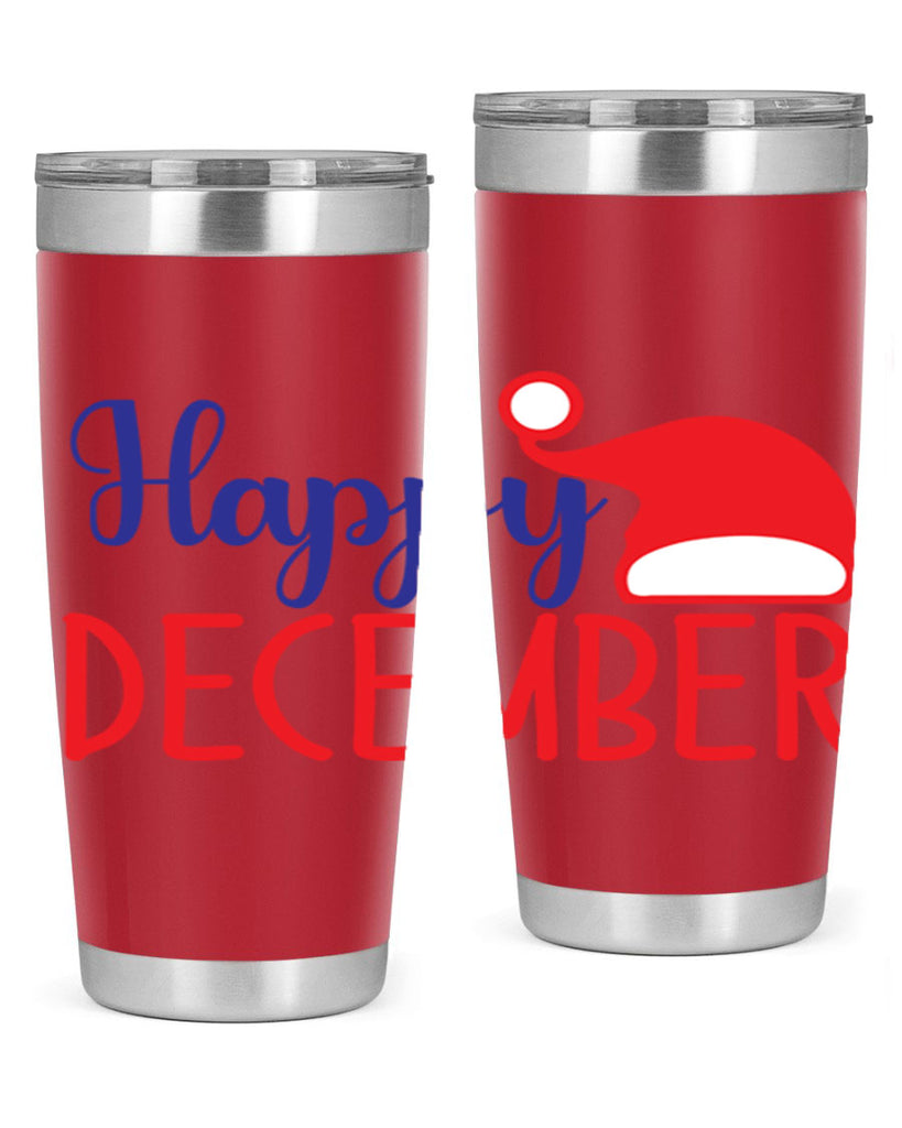 Happy December 135#- winter- Tumbler