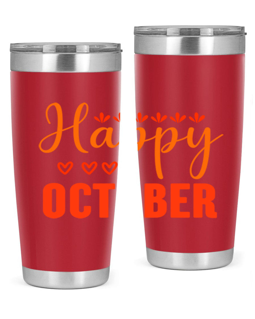 Happy October Design 237#- fall- Tumbler