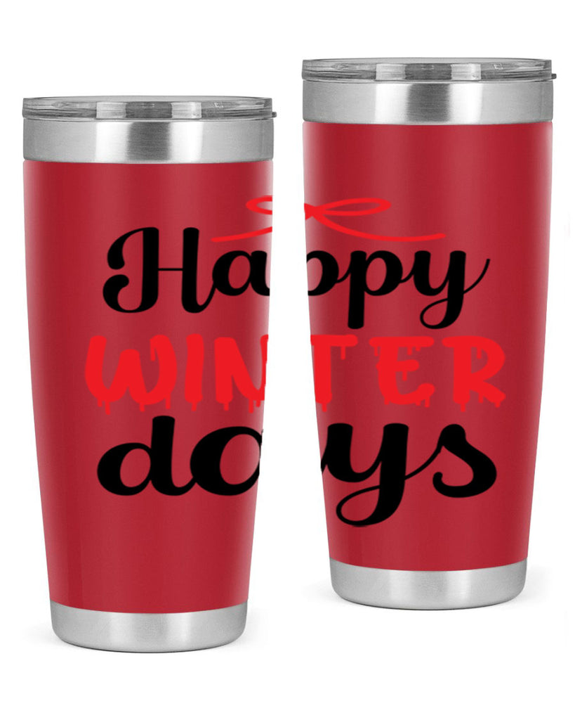 Happy winter days 123#- winter- Tumbler