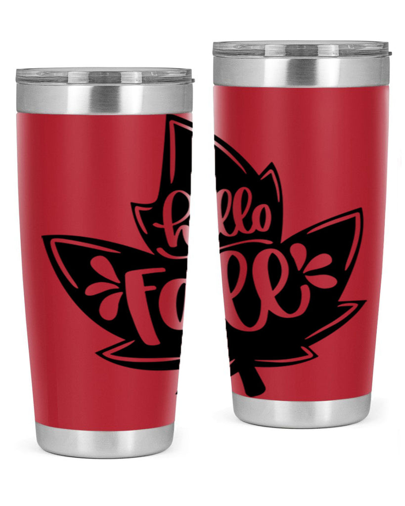 Hello Fall 494#- fall- Tumbler
