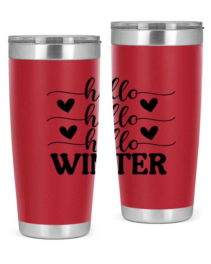Hello Winter 167#- winter- Tumbler