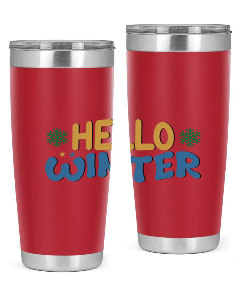 Hello Winter 181#- winter- Tumbler