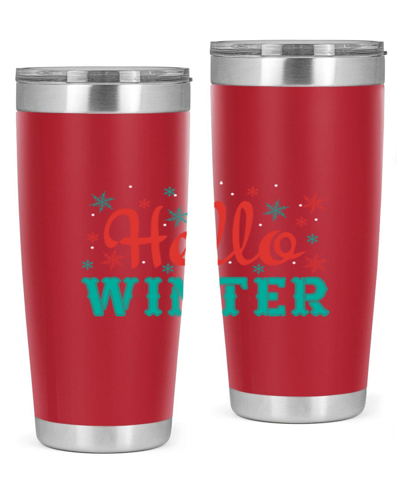 Hello Winter 182#- winter- Tumbler