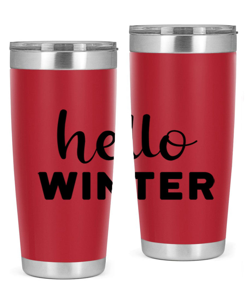 Hello Winter 186#- winter- Tumbler