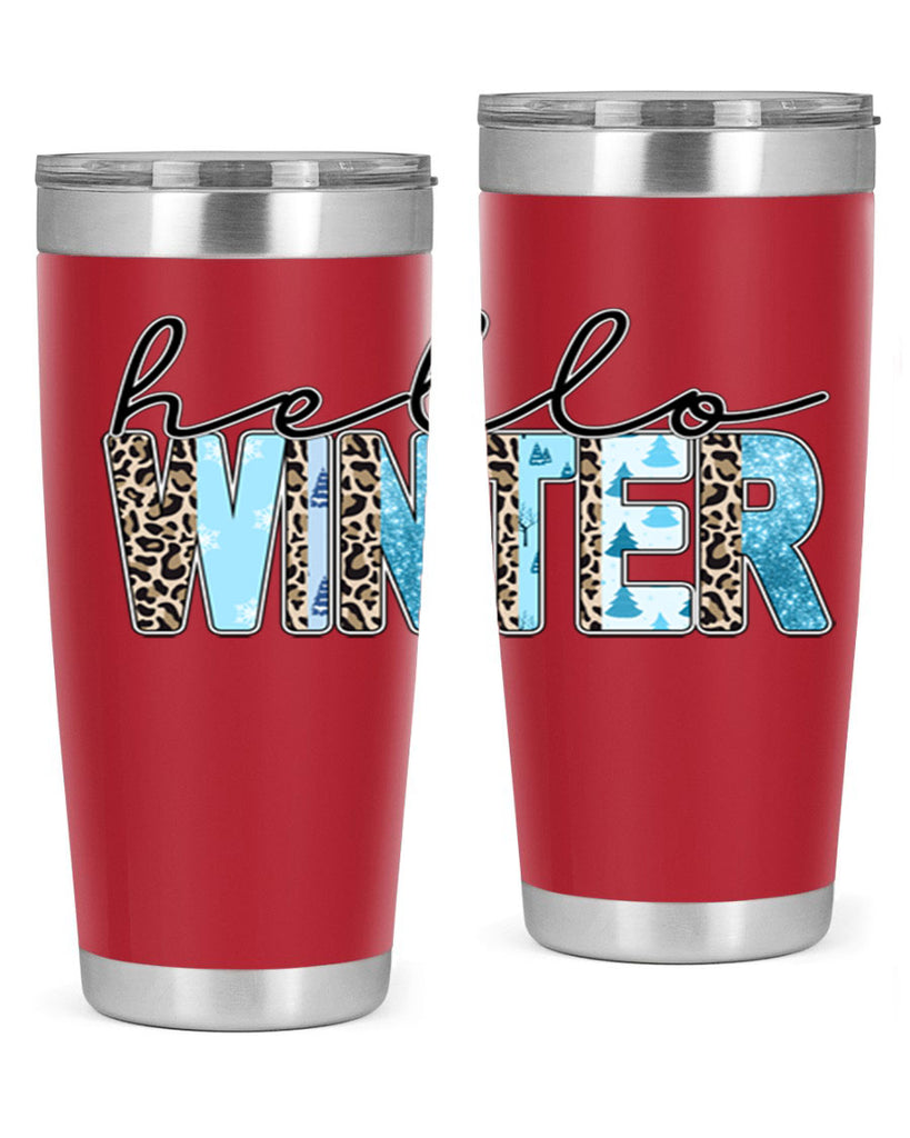 Hello Winter 189#- winter- Tumbler