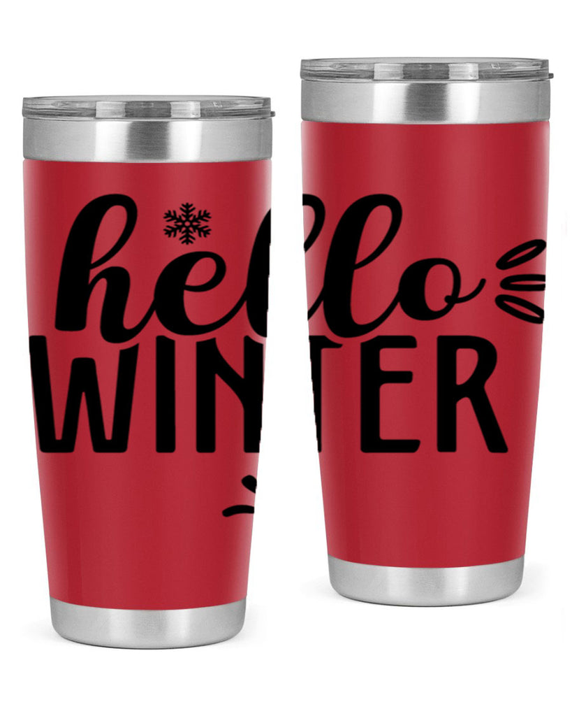 Hello Winter171#- winter- Tumbler