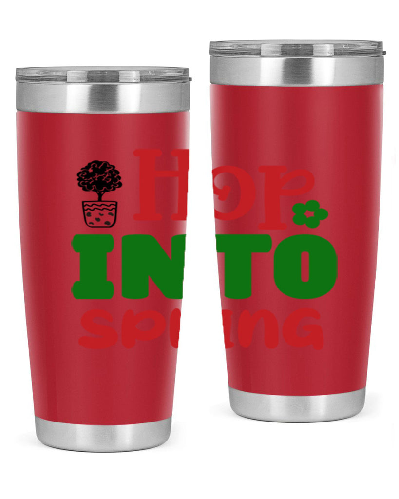 Hop into Spring 251#- spring- Tumbler