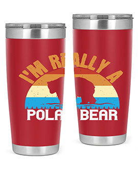 I'm Really A Polar Bear 38#- Bears- Tumbler