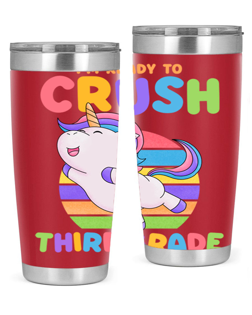 Im Ready to Crush 3rd 14#- 3rd grade- Tumbler