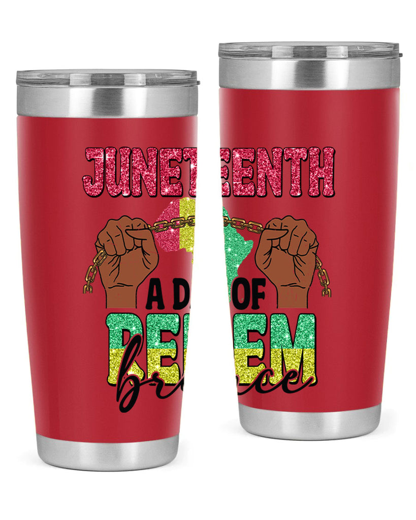 Juneteenth A Day Of Remembrance Png 9#- Juneteenth- tumbler